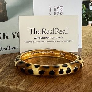 Leopard bangle - Kenneth J Lane - valued at $100.00